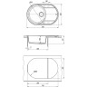 Кухонная мойка LEMARK LACHA 760 жасмин 9910058